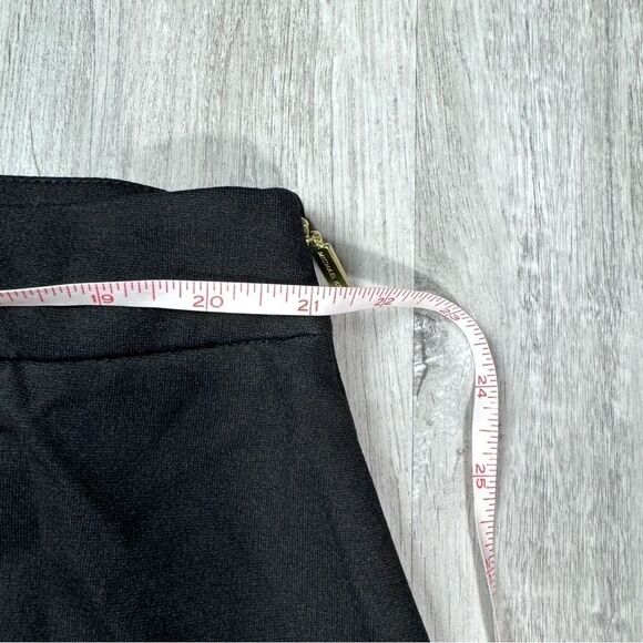 Michael Kors Leather Trim Black Tulip Skirt 2X - Picture 4 of 6